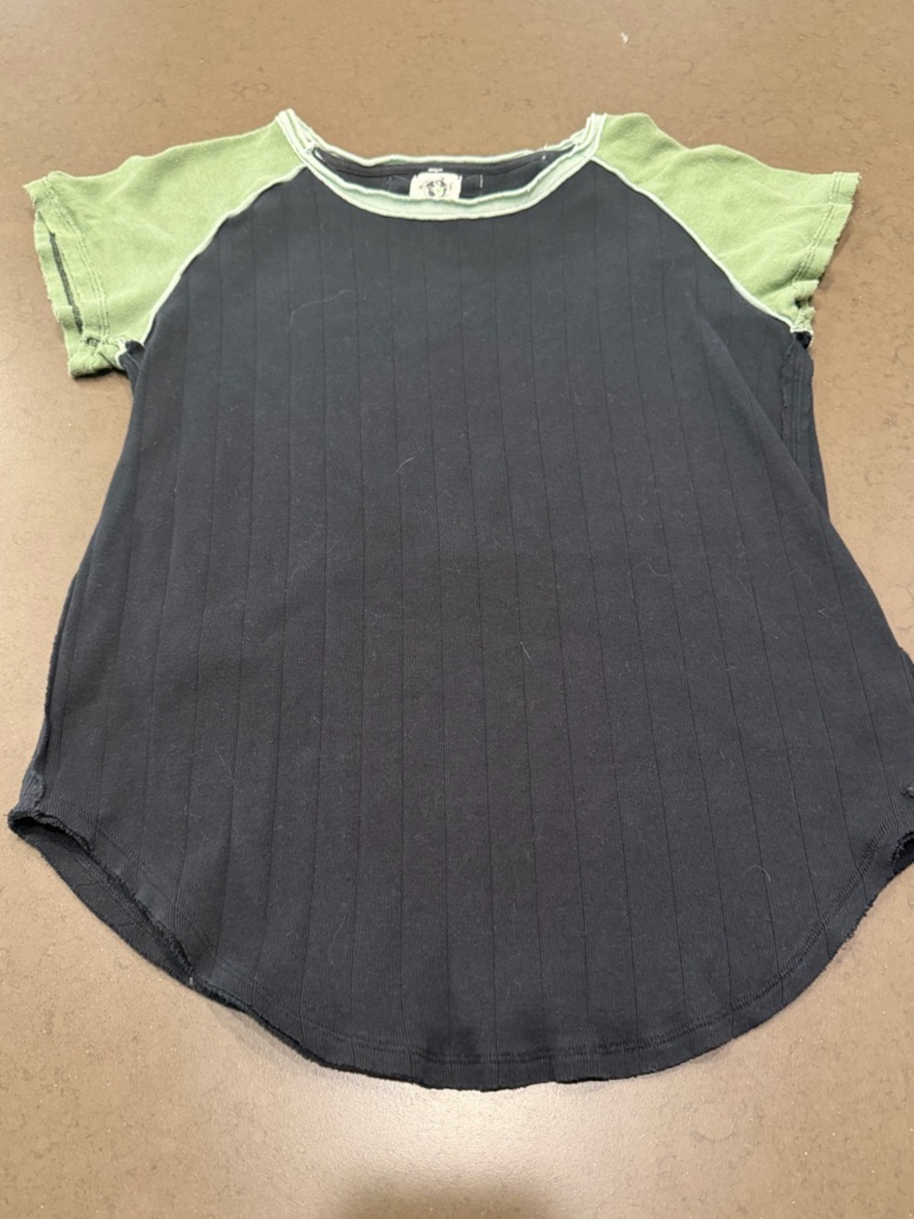 Free People We The Free Block It Baby Ringer T-Shirt Sz: M